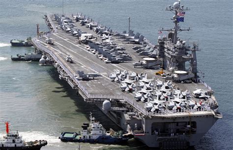 Jan 24, 2024 ... USNI News said a Pentagon official confirmed that the nuclear-powered carrier entered the 7th Fleet area of operations last weekend. With the ...